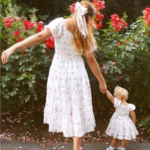 Ivy City Co. Tea Party Dress In Rose XL